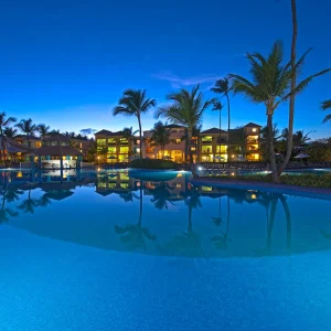 Hotel Ocean Blue Sand Punta Cana PoolNight